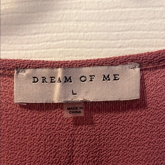 Midi Asymmetrical Wrap dusty, pink Sundress - Picture 2 of 5